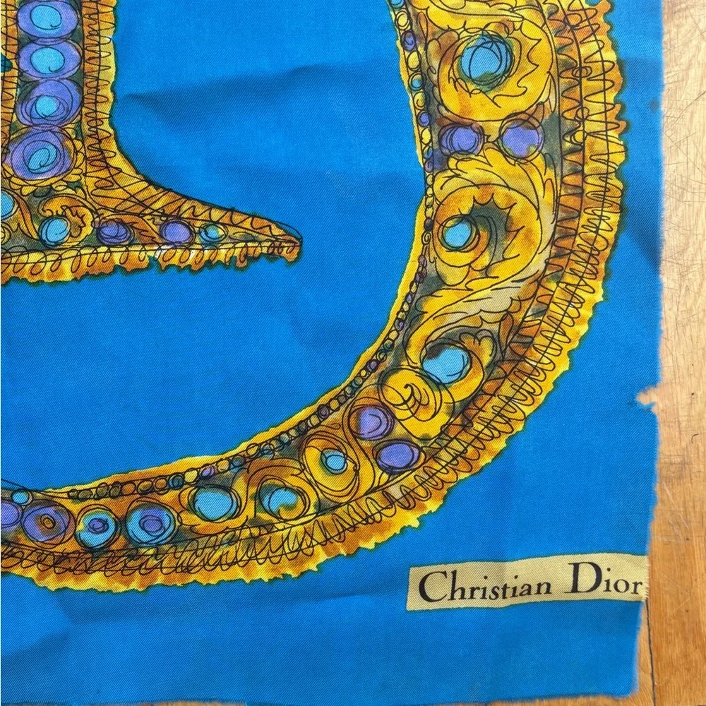 Christian Dior vintage silk scarf